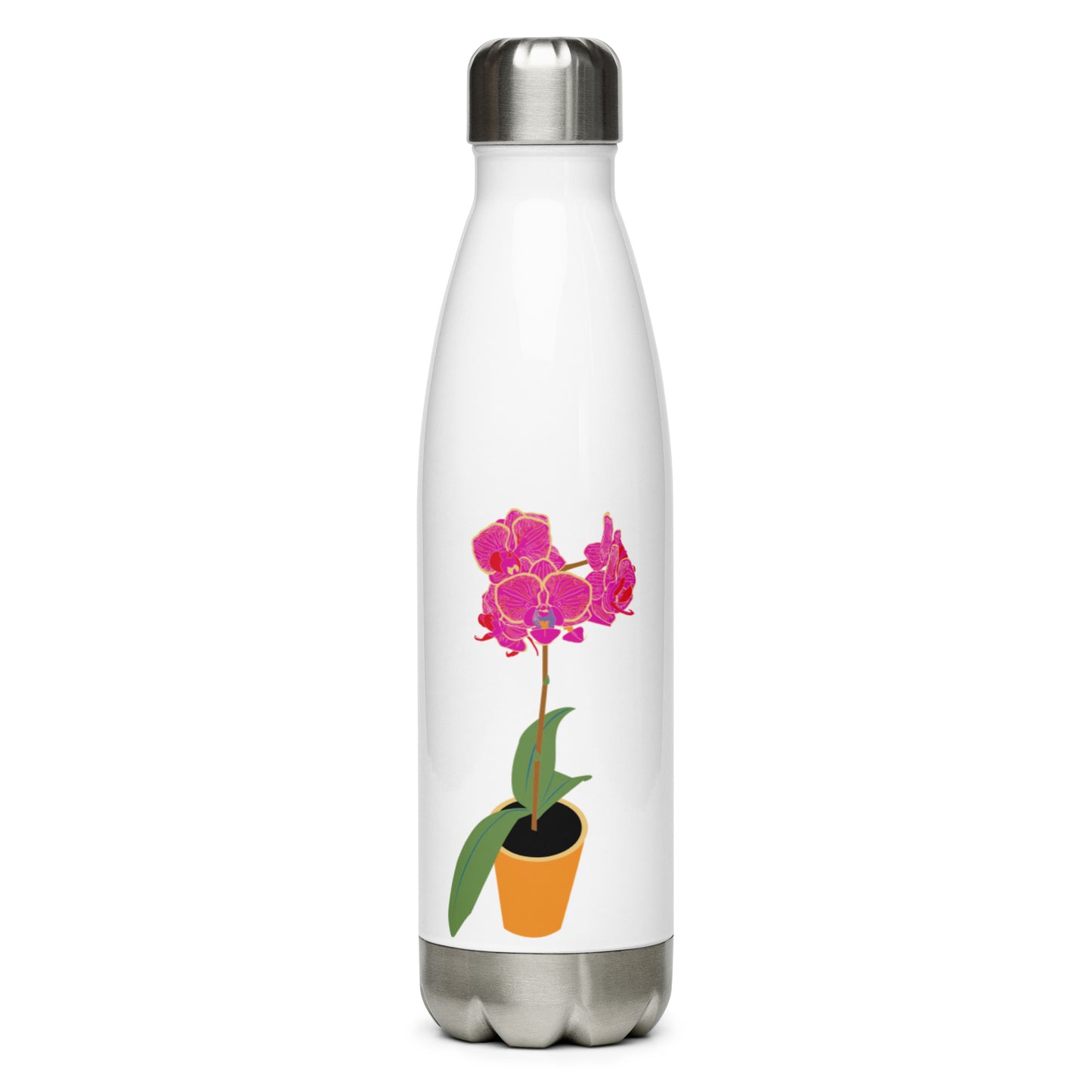 Orchid Stainless Steel Water Bottle