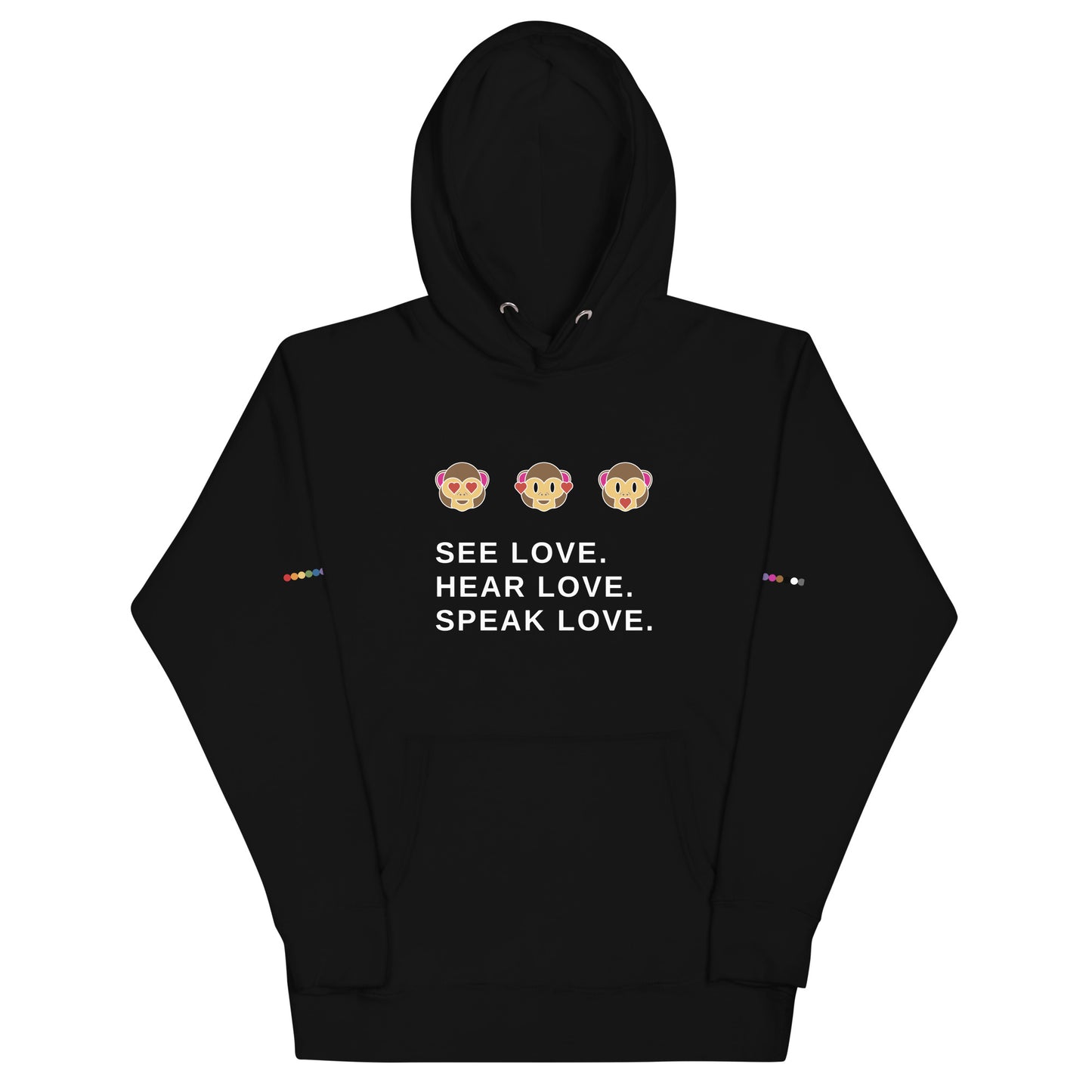 3 Wisest Monkeys Hoodie